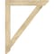 Ekena Millwork Traditional Slat Rough Sawn Bracket, Douglas Fir, 4"W x 34"D x 42"H BKT04X34X42TRA06RDF - alternate 2